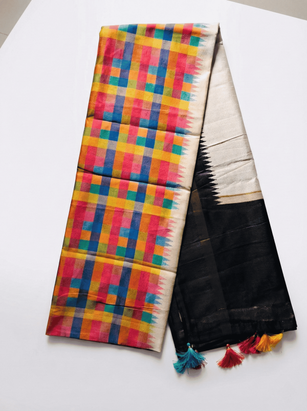 FANCY SILK TUSSAR SAREE